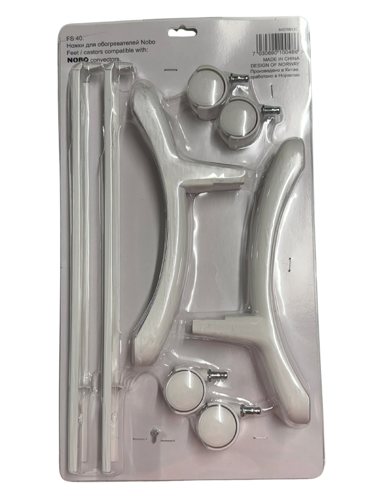 Nobo - Feet/Castors for Panel Heaters