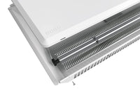 Nobo 2.4kW Slimline Panel Heater (Thermostat/Castors) - White