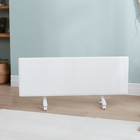 Nobo 2.4kW Compact Panel Heater (Thermostat with free Castors)