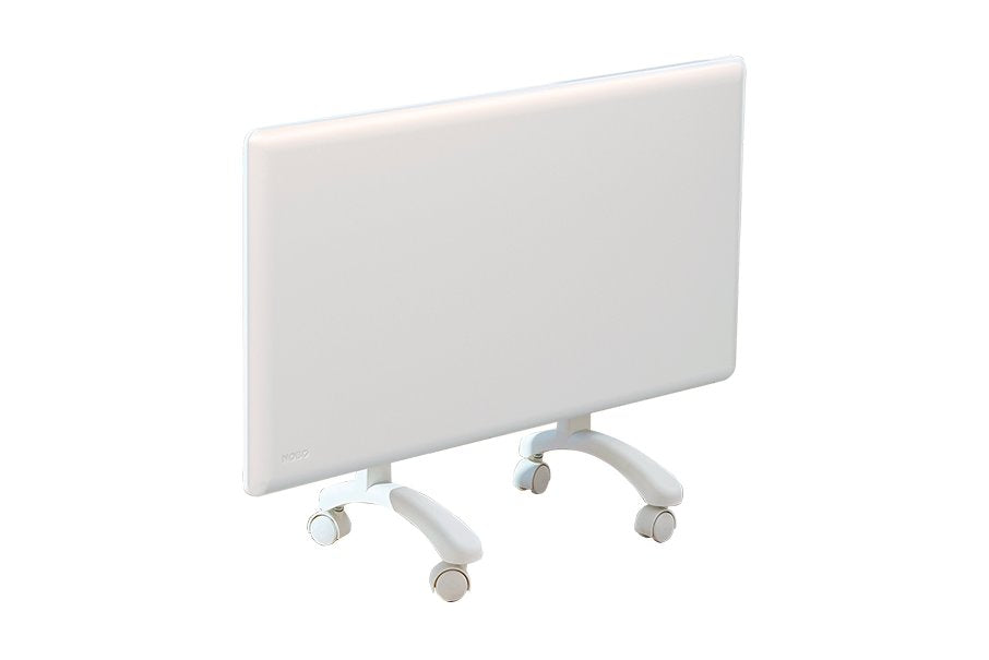Nobo 2.0kW Slimline Panel Heater - Thermostat with free Castors