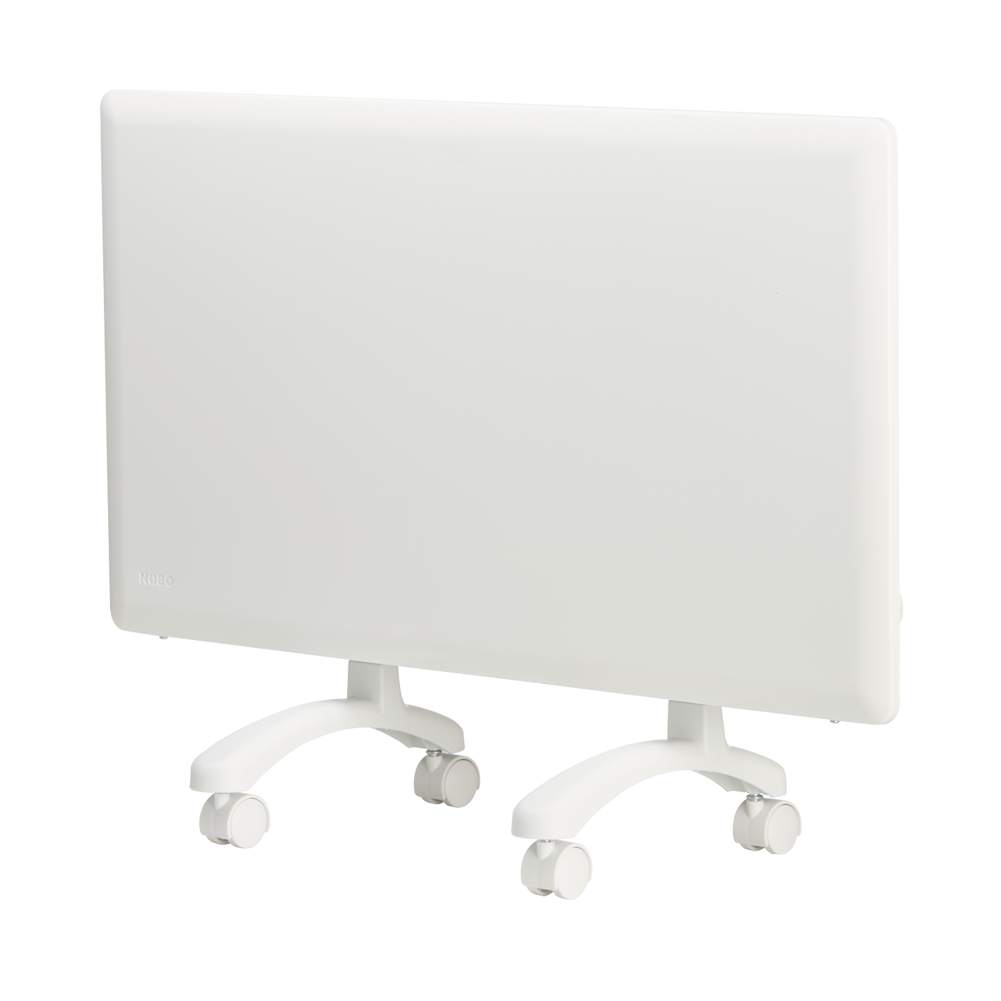 Nobo 1kW Panel Heater (Castors/WiFi) White