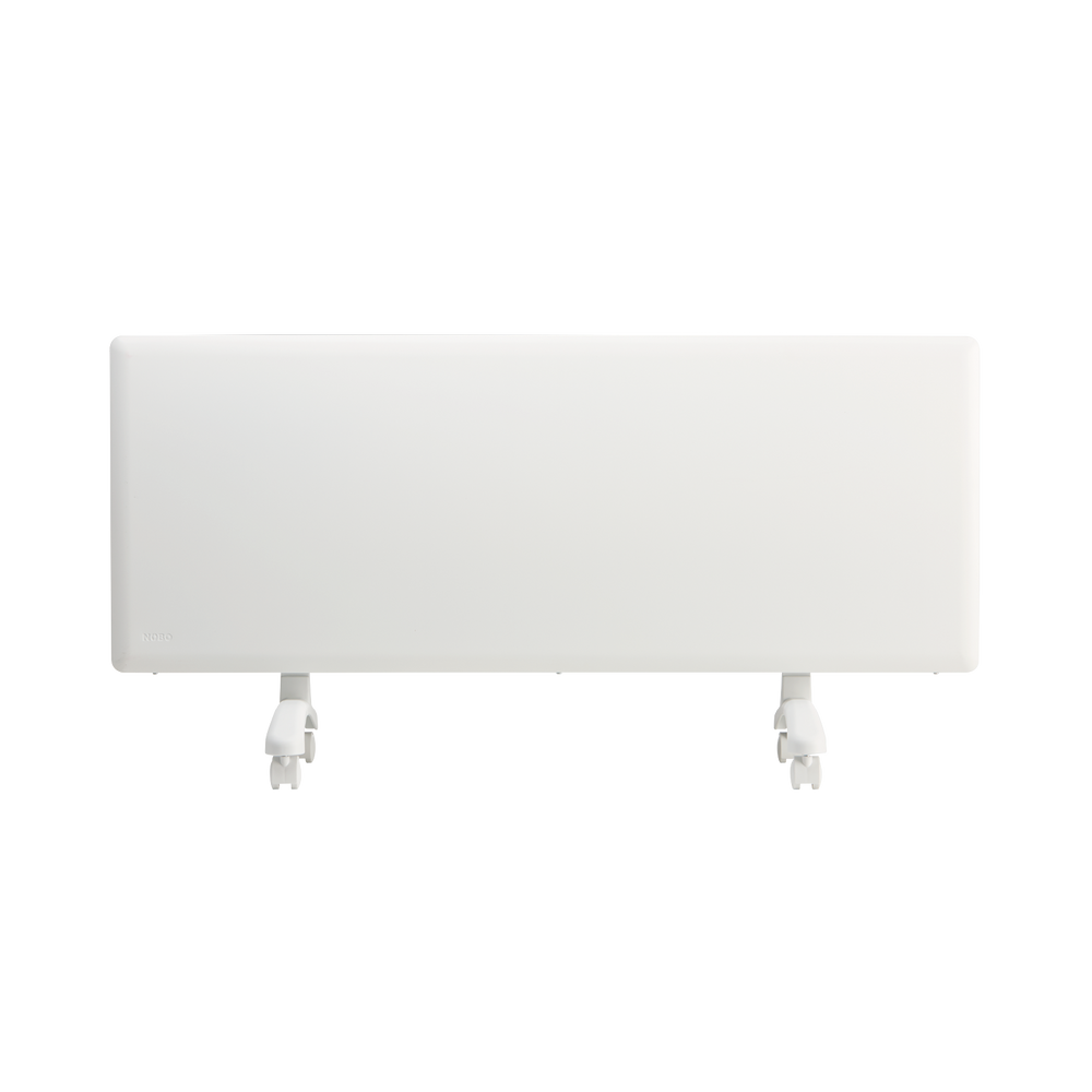Nobo 1.5kW Panel Heater (Castors/WiFi) White