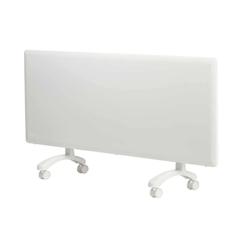 Nobo 1.5kW Panel Heater (Castors/WiFi) White