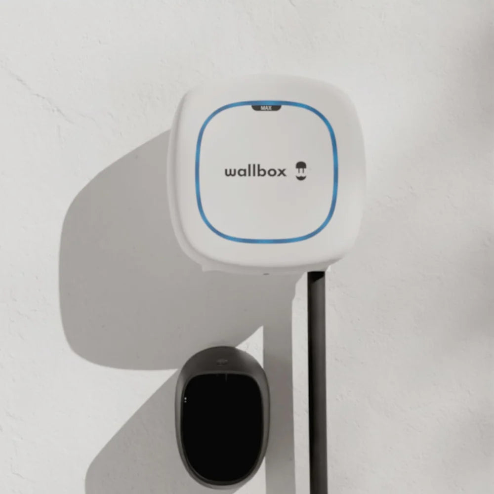 Wallbox Pulsar Max EV Electric Vehicle Charger - Type 2 - 5m - White