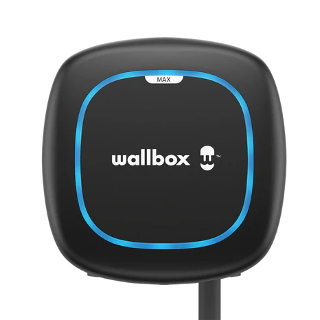 Wallbox Pulsar Max EV Electric Vehicle Charger - Type 2 - 5m - Black