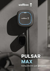 Wallbox Pulsar Max EV Electric Vehicle Charger - Type 2 - 5m - Black