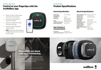 Wallbox Pulsar Max EV Electric Vehicle Charger - Type 2 - 5m - Black