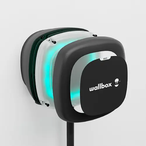 Wallbox Pulsar Max EV Electric Vehicle Charger - Type 2 - 5m - Black