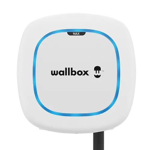 Wallbox Pulsar Max EV Electric Vehicle Charger - Type 2 - 5m - White