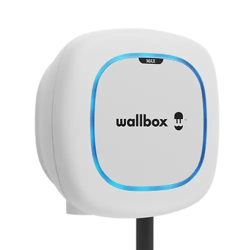 Wallbox Pulsar Max EV Electric Vehicle Charger - Type 2 - 5m - White